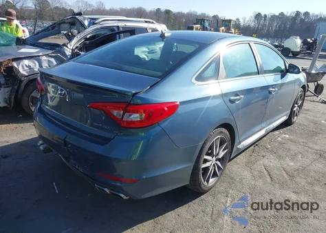 2015 Hyundai Sonata Sport 2.0T from USA, damaged, VIN 5NPE34AB7FH091512
